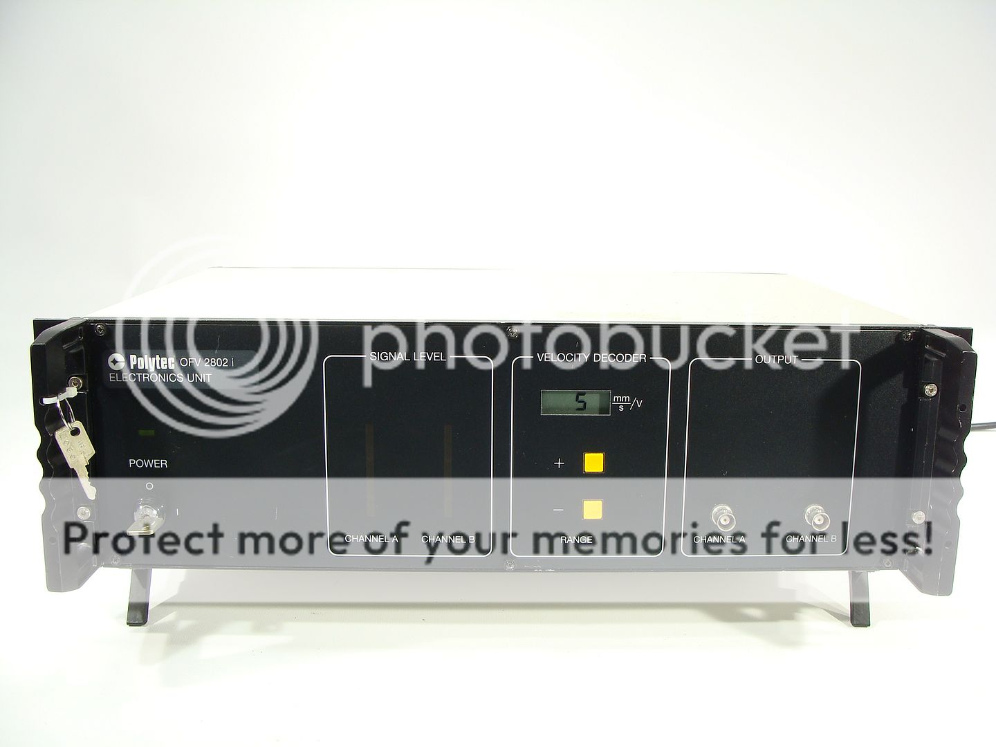 Polytec Fiber Interferometer Laser Doppler Vibrometer Electronics Unit